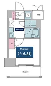 レジディア東品川の間取り画像