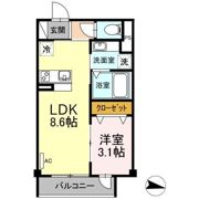 プロムナード西高蔵の間取り画像