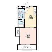 第8島田マンションの間取り画像
