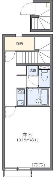 レオネクストリードアンドナナの間取り画像