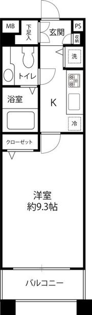 グローリア初穂代々木上原の間取り画像