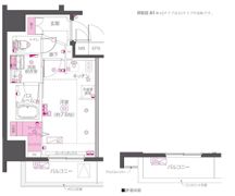 ZOOM秋葉原NORTHの間取り画像