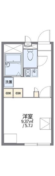 レオパレスパインズ2号の間取り画像
