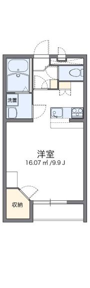 レオパレスマンダリーヌの間取り画像