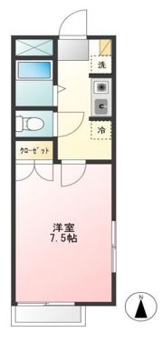 ハイツCHAKOの間取り画像