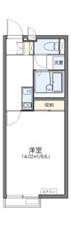 レオネクストインディゴⅠの間取り画像
