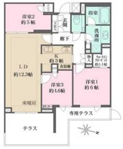 ザ・パークハウス小日向の間取り画像