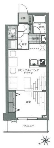 東海文京マンションの間取り画像