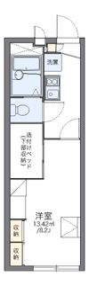 レオパレス花咲の丘Ⅱの間取り画像