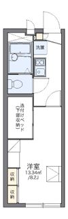 レオパレス花咲の丘Ⅱの間取り画像