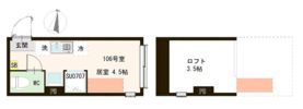 ハーモニーテラス白鷺ケーの間取り画像