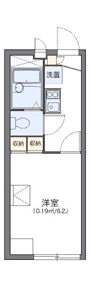 レオパレス希望の丘の間取り画像