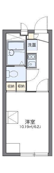 レオパレス希望の丘の間取り画像