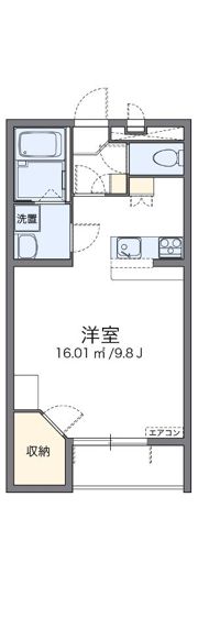 レオパレス南境の間取り画像