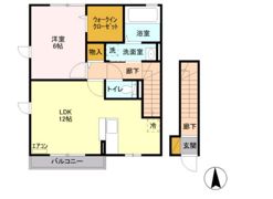 ブランマンジェの間取り画像