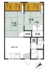 高尾コーポの間取り画像