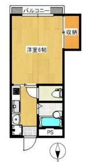 ジュネスヒガシの間取り画像