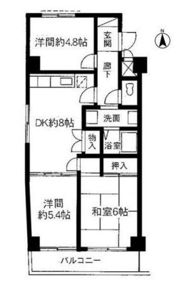 シャトー初台の間取り画像