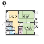 秀栄マンションの間取り画像