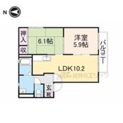 エフ・メゾンA・Bの間取り画像