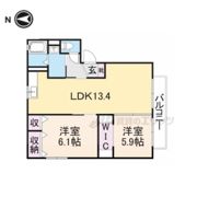 ヴィラ・ライスシャワーAの間取り画像