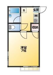 コーポハルノの間取り画像