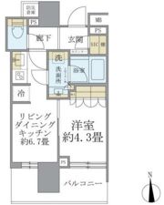ブリリア秋葉原の間取り画像