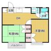 大和コーポBの間取り画像