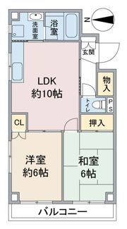 ディアコートの間取り画像