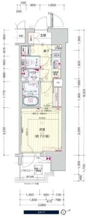 プレサンス ジェネ 浅草WESTの間取り画像