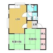 第五高間ハイツの間取り画像