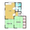 第五高間ハイツの間取り画像