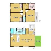フローラル木更津Bの間取り画像
