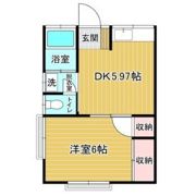 朝日アパートの間取り画像