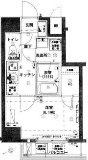 ハーモニーレジデンス上野ノースフロントの間取り画像