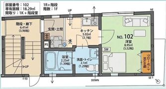 Hope南千住の間取り画像