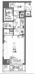 スパシエ新中野カステールの間取り画像