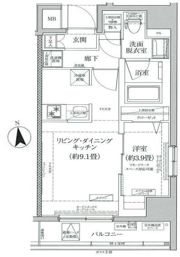 ティモーネ押上ノルドの間取り画像