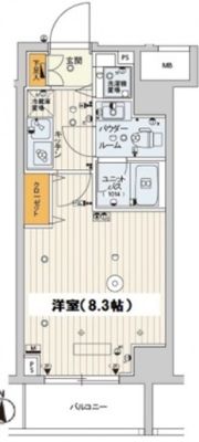 スカイコートパレス両国弐番館の間取り画像