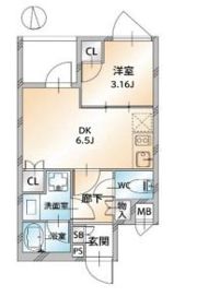 creal八広eastの間取り画像