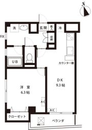 レジデンス千駄木の間取り画像