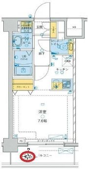 GENOVIA両国green veilの間取り画像