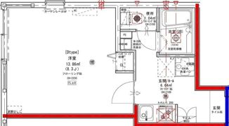 フラシア鶯谷の間取り画像