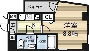 エステムプラザ名古屋・栄プレミアムの間取り画像