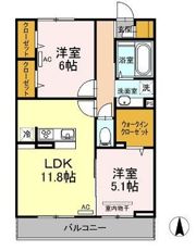 グランディールの間取り画像