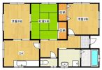 松美台貸家2の間取り画像
