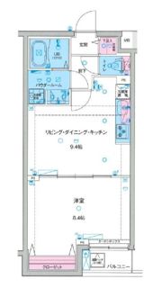 マキシヴ亀戸水神ジェノヴィアスカイガーデンの間取り画像