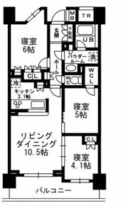 シャンピアグランデ深沢の間取り画像