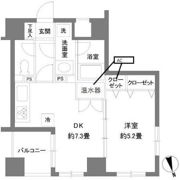 カスタリア新富町Ⅱの間取り画像