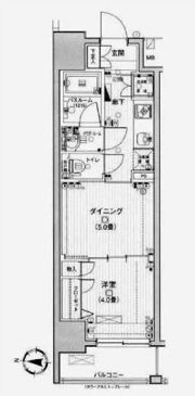 日神デュオステージ両国の間取り画像
